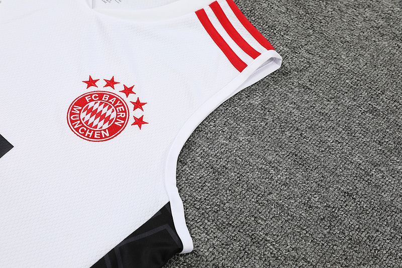 Kit Treino Bayern I 23/24 - Branco/Preto