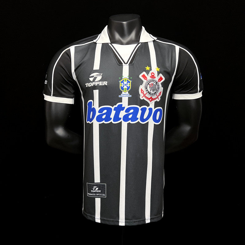 Camisa Retro Corinthians 1999 Away Preto