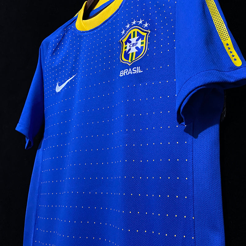 Camisa Retro Brasil 2010 Away Azul