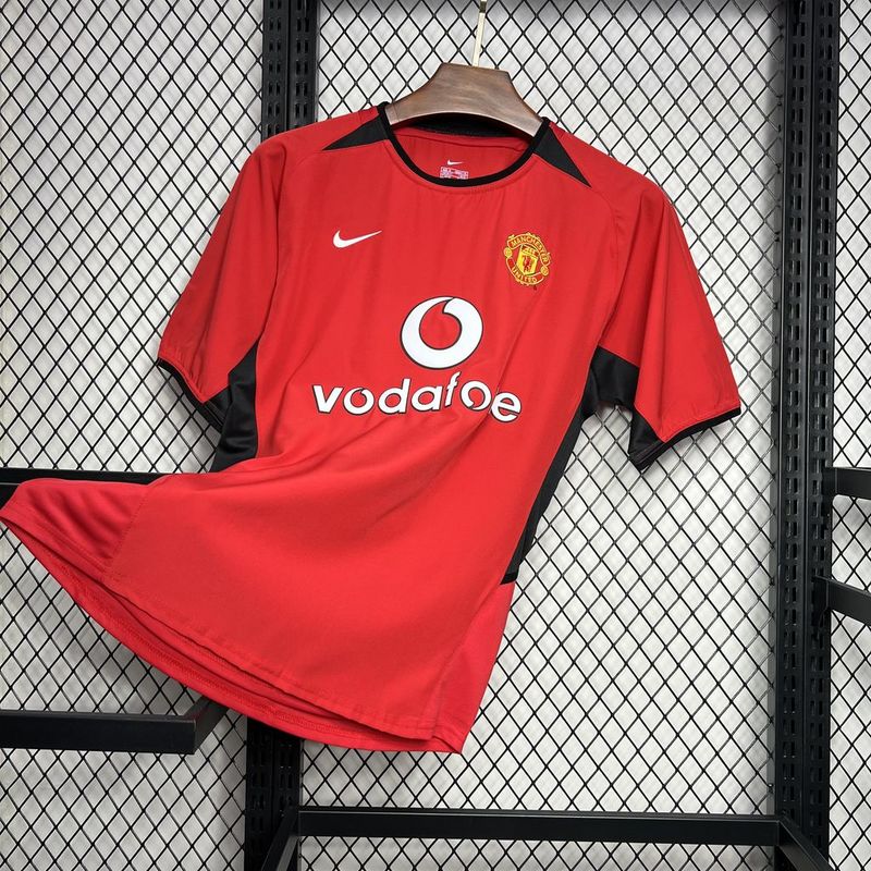 Camisa Retro Manchester United 2002/2004 Home Vermelho