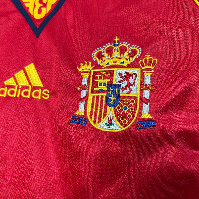 Camisa Retro Espanha 1998 Home I Vermelho