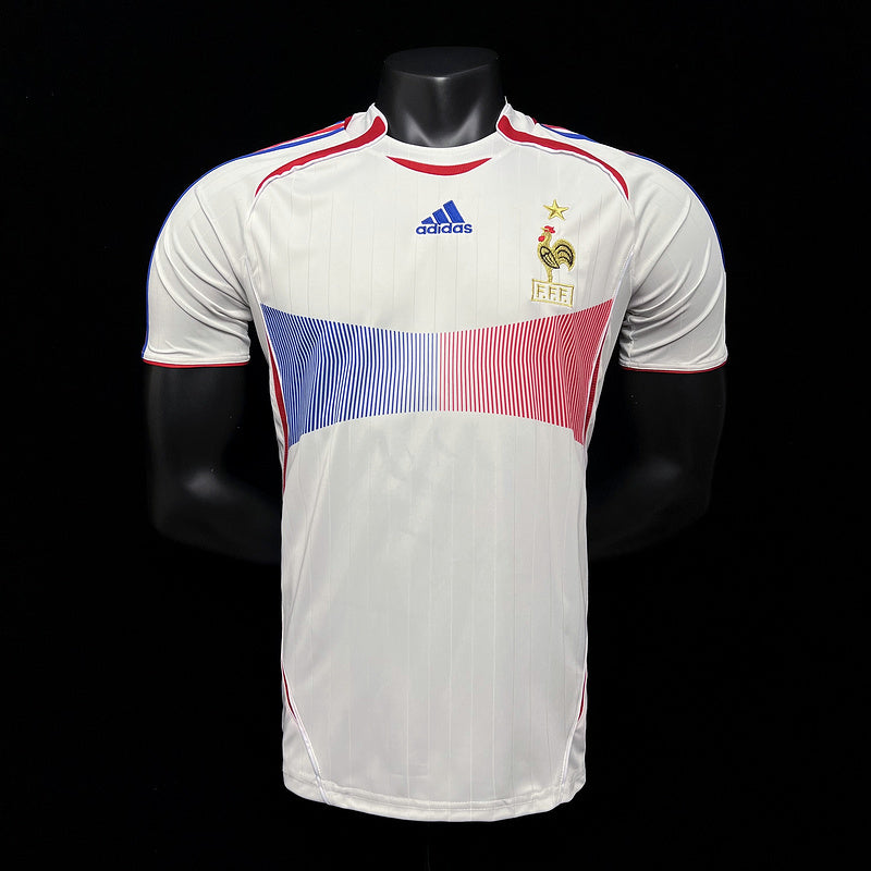 Camisa Retro França 2006 Away Branco