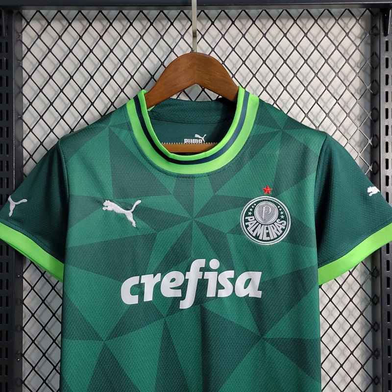 Kit Infantil Palmeiras 23/24 Home - Verde