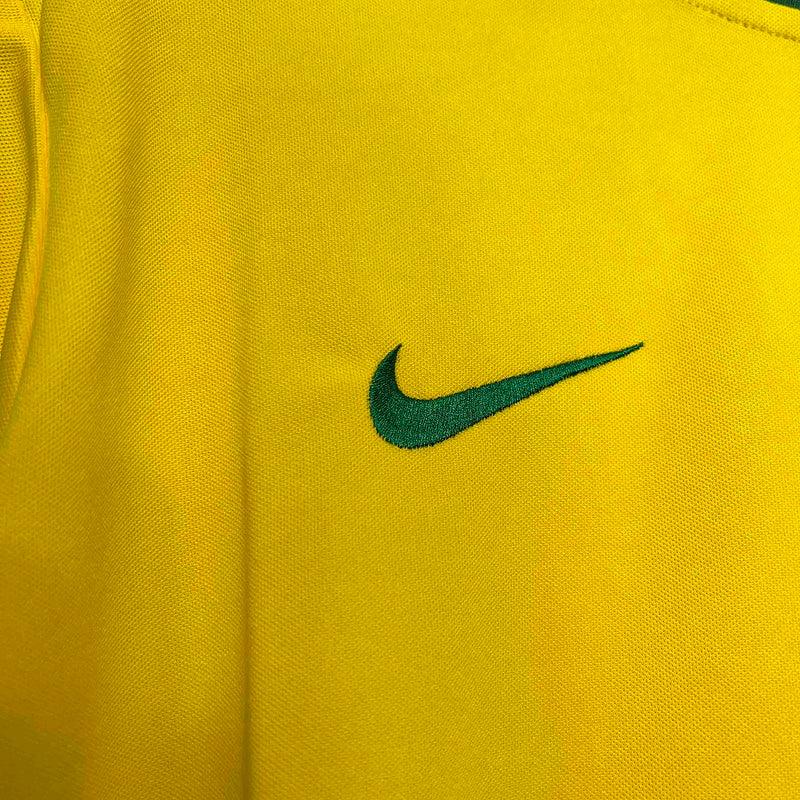 Camisa Seleção Brasileira Retro 1998 Home - Amarelo