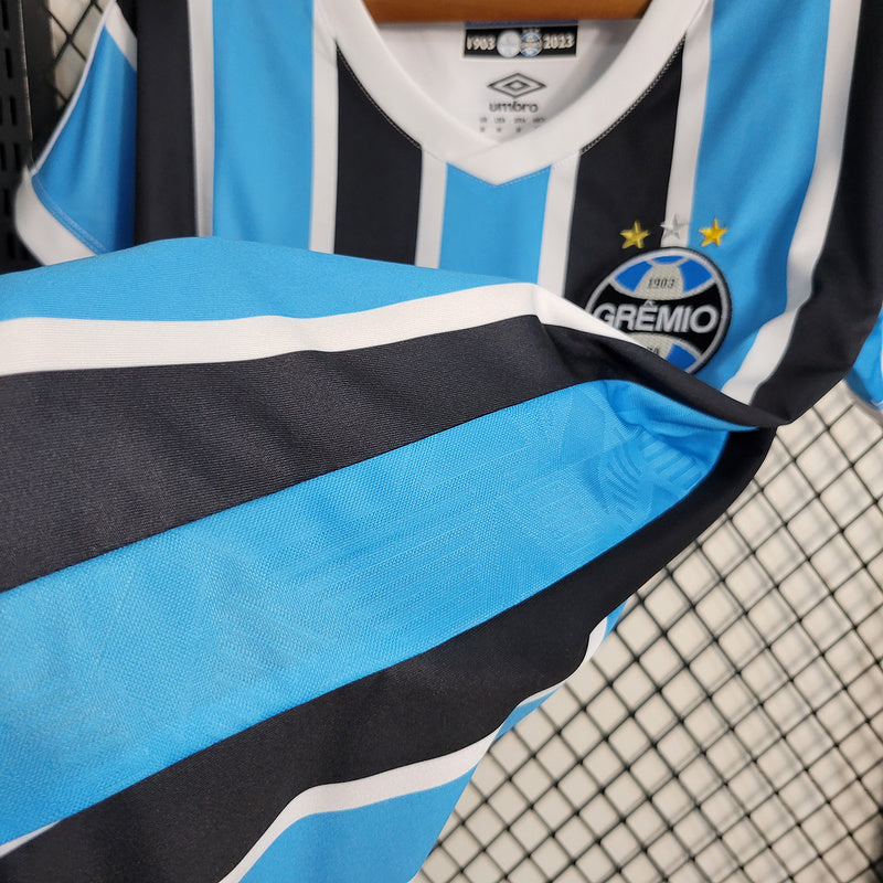 Camisa Feminina Grêmio I 23/24  Umbro - Tricolor