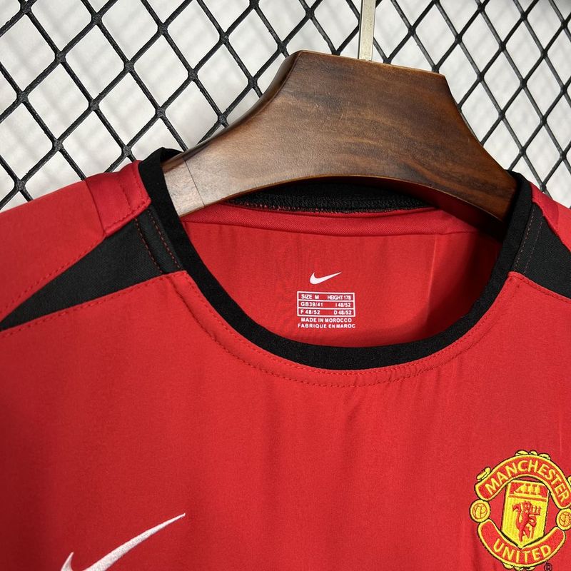 Camisa Retro Manchester United 2002/2004 Home Vermelho