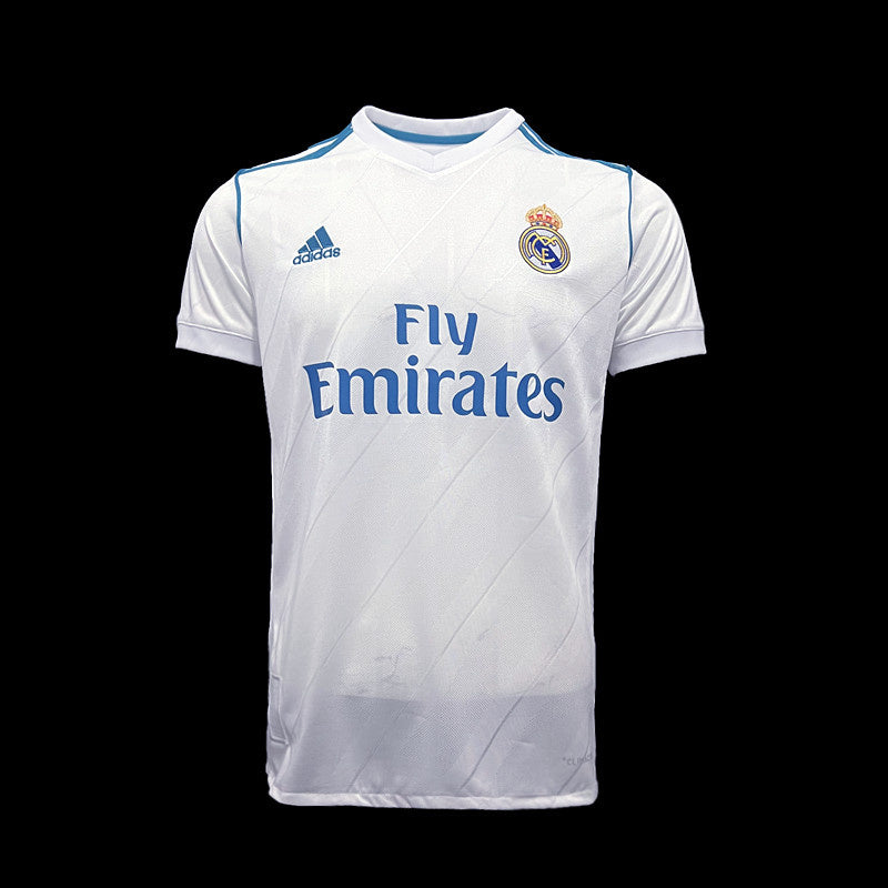 Camisa Retro Real Madrid 2017/2018 Home I Branco