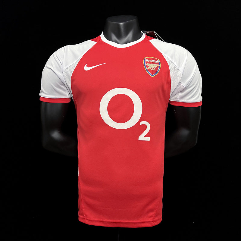 Camisa Retro Arsenal 2002/2003 Home Vermelho