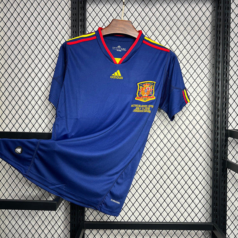 Camisa Retro Espanha 2010 Away Azul