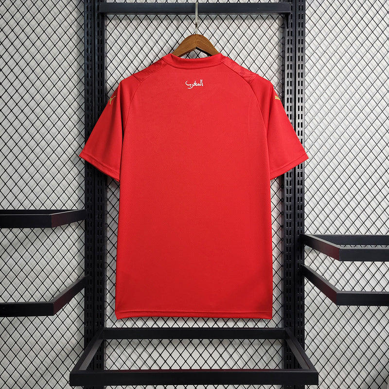 Camisa Seleção Marrocos I 23/24 Puma - Vermelho