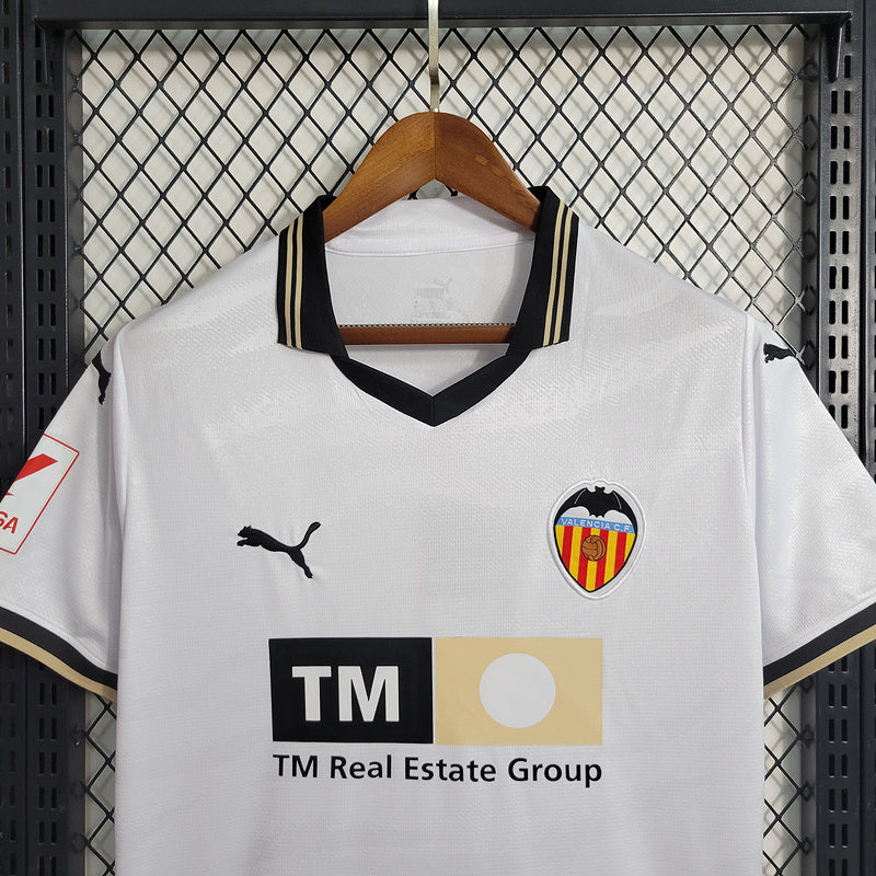 Camisa Valencia I 23/24 - Branco