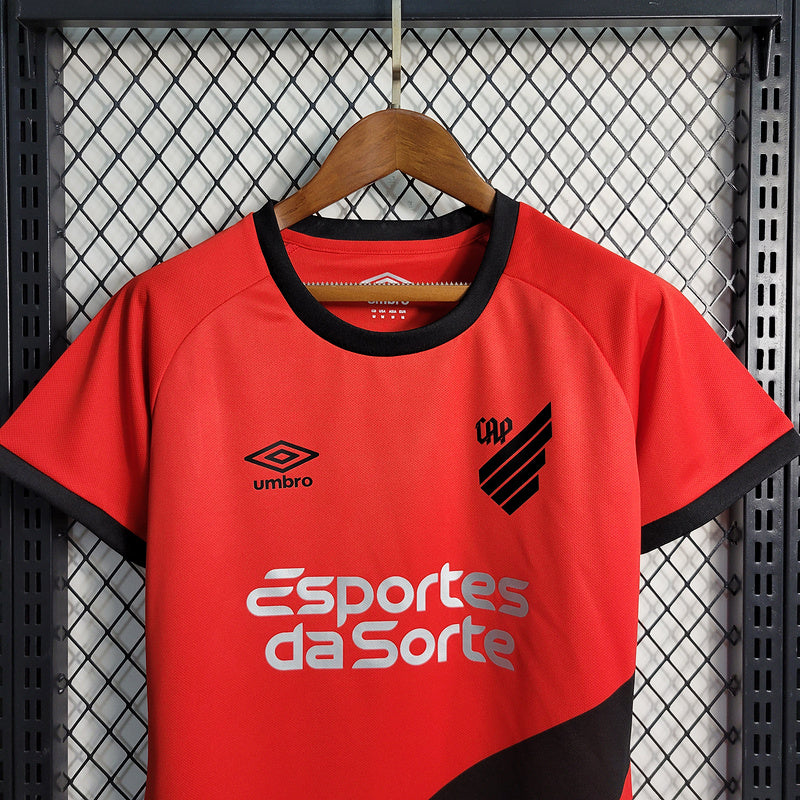 Camisa Feminina Athletico Paranaense Home 23/24 - Vermelho