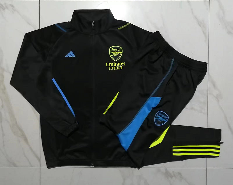 Conjunto de Treino Arsenal 23/24 Preto - Blusa e Calça