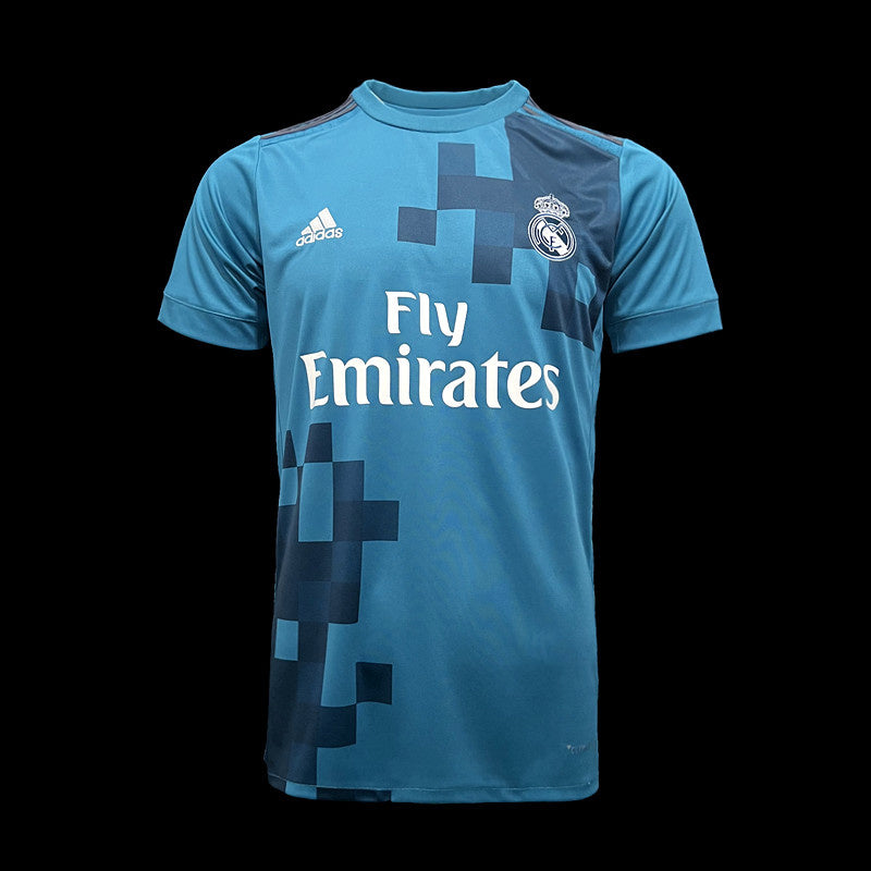 Camisa Retro Real Madrid 2017/2018 Home I Branco