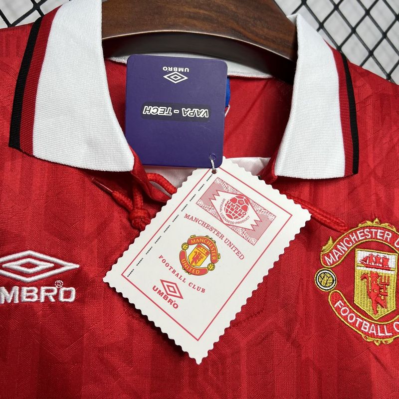 Camisa Retro Manchester United 1994 Home Vermelho