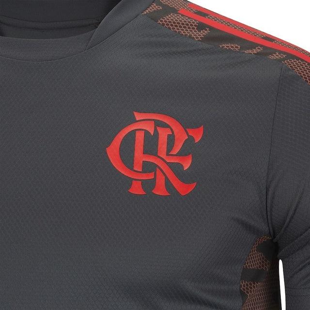 Camisa de Treino Flamengo 21/22 Adidas - Cinza - Loja da Seven Oficial