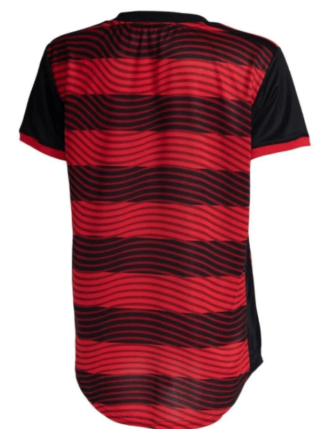 Camisa Feminina Flamengo I 22/23 Adidas - Rubro Negro - Loja da Seven Oficial