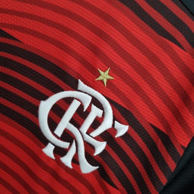 Camisa Feminina Flamengo I 22/23 Adidas - Rubro Negro - Loja da Seven Oficial