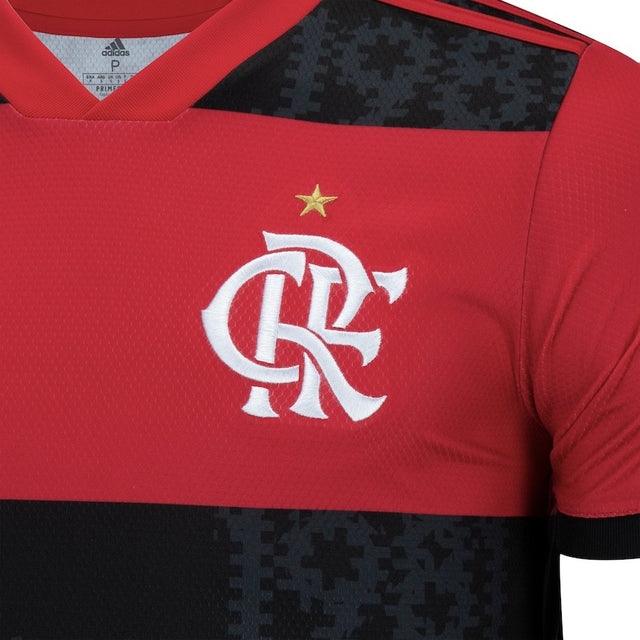 Camisa Flamengo I 21/22 Adidas - Rubro Negro - Loja da Seven Oficial