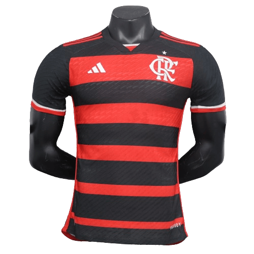 Camisa Flamengo I 24/25 - Vermelha e Preta - Adidas - Masculino Jogador