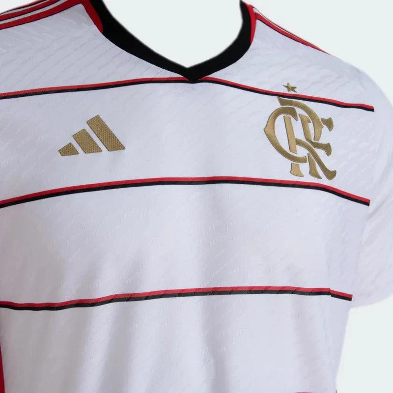 Camisa Flamengo II 23/24 Adidas - Branco - Masculino Jogador - Loja da Seven Oficial