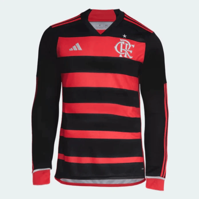 Camisa Flamengo I Manga Longa 24/25