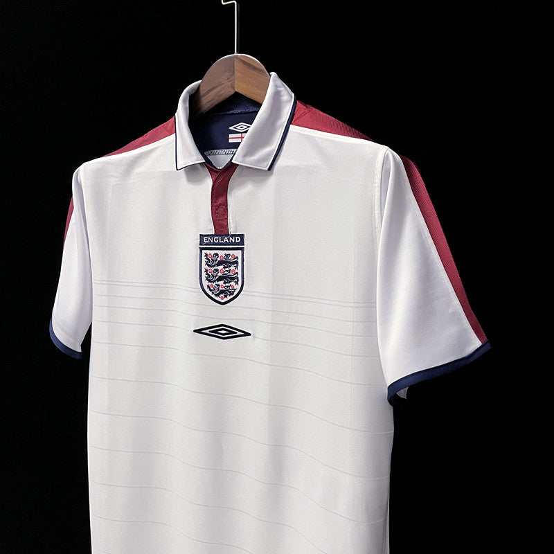 Camisa Retro Inglaterra 2004 Home Branco