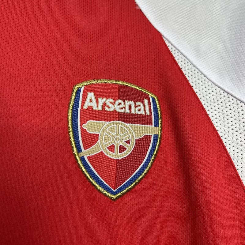 Camisa Retro Arsenal 2002/2004 Home Vermelho