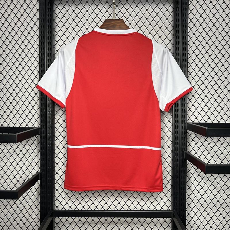 Camisa Retro Arsenal 2002/2004 Home Vermelho