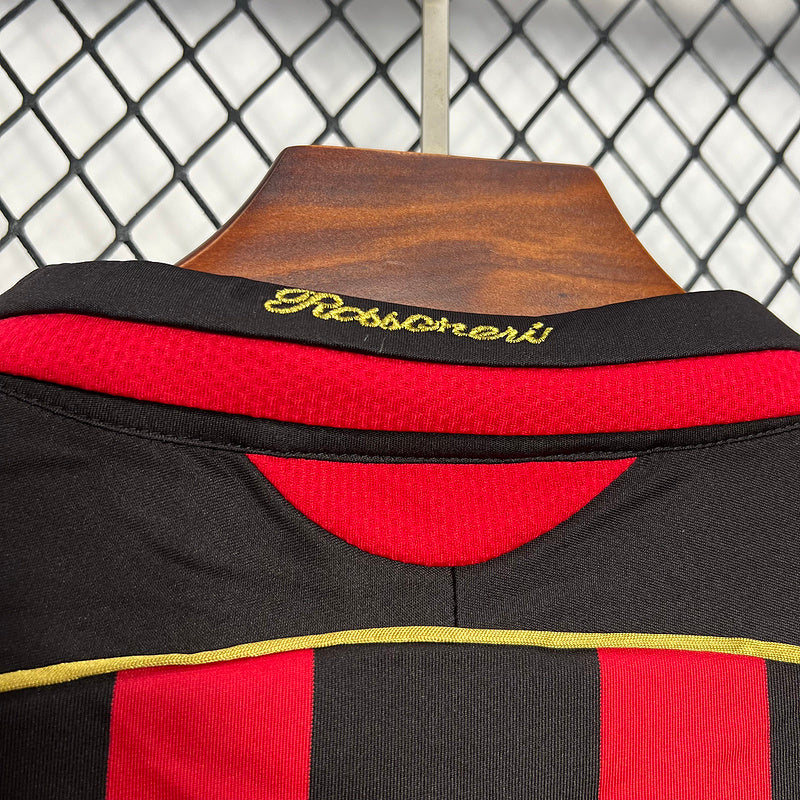 Camisa Retro Milan 2006/2007 Vermelha e Preto