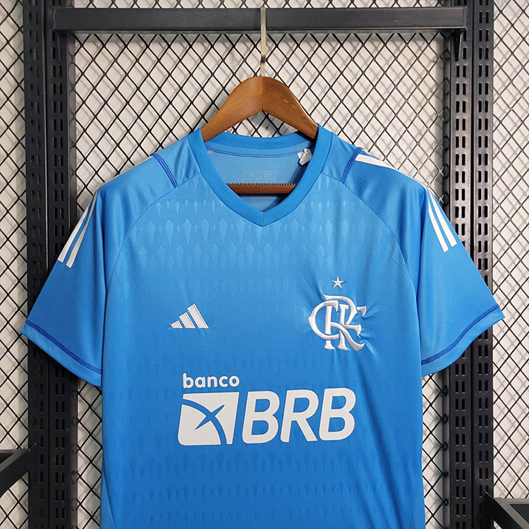 Camisa de Goleiro Flamengo 23/24 Adidas - Azul