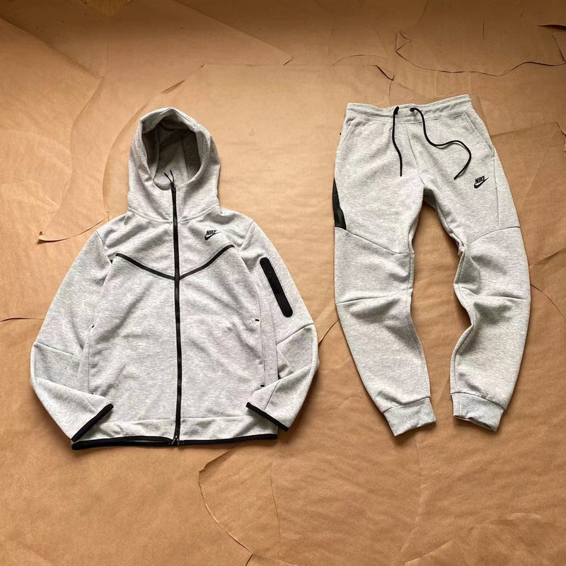 Conjunto Tech Fleece Nike - Cinza