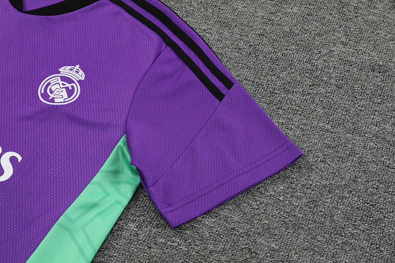 Kit Treino Real Madrid 23/24 - Roxo II