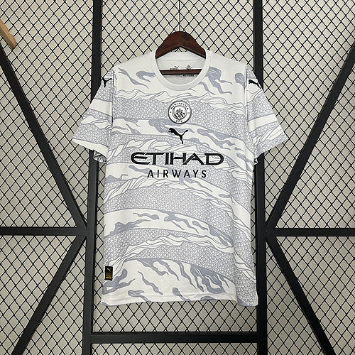 Camisa Manchester City “Ano do Dragão de Madeira” 24/25 s/n° Torcedor Masculina - Cinza