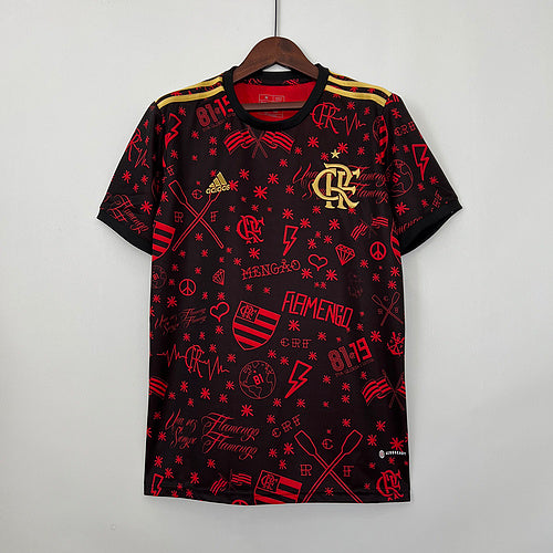 Camisa Flamengo 23/24 - Vermelho escuro