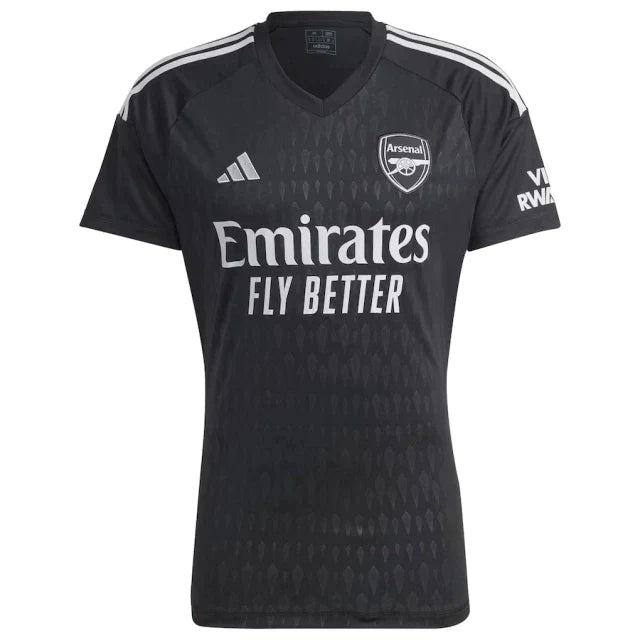 Camisa Arsenal Goleiro Home 23/24 s/n° Torcedor Masculino - Preto