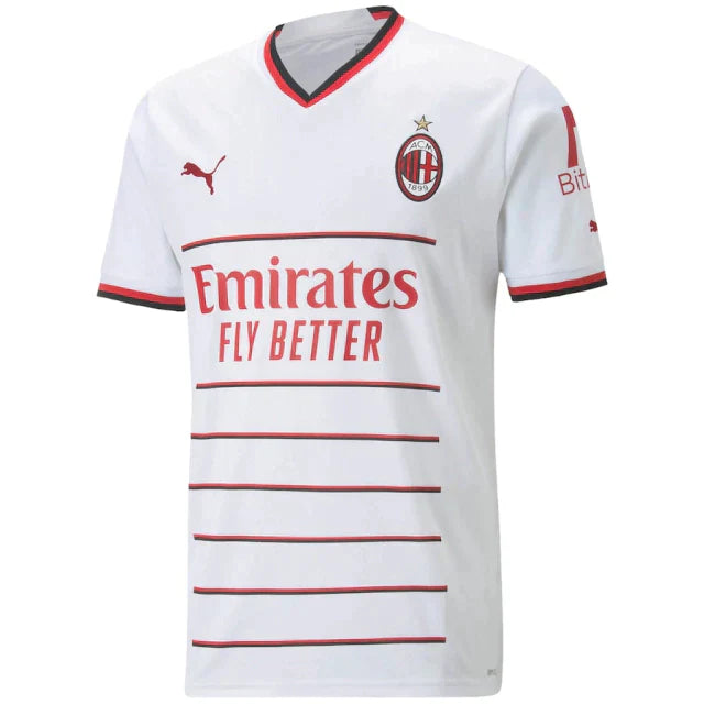 Camisa Milan Away 22/23 s/n° Torcedor Masculino - Branco