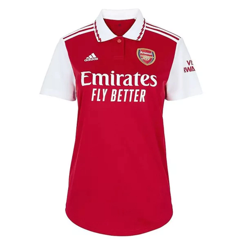 Camisa Arsenal Home 22/23 s/n° Torcedor Feminina - Vermelha