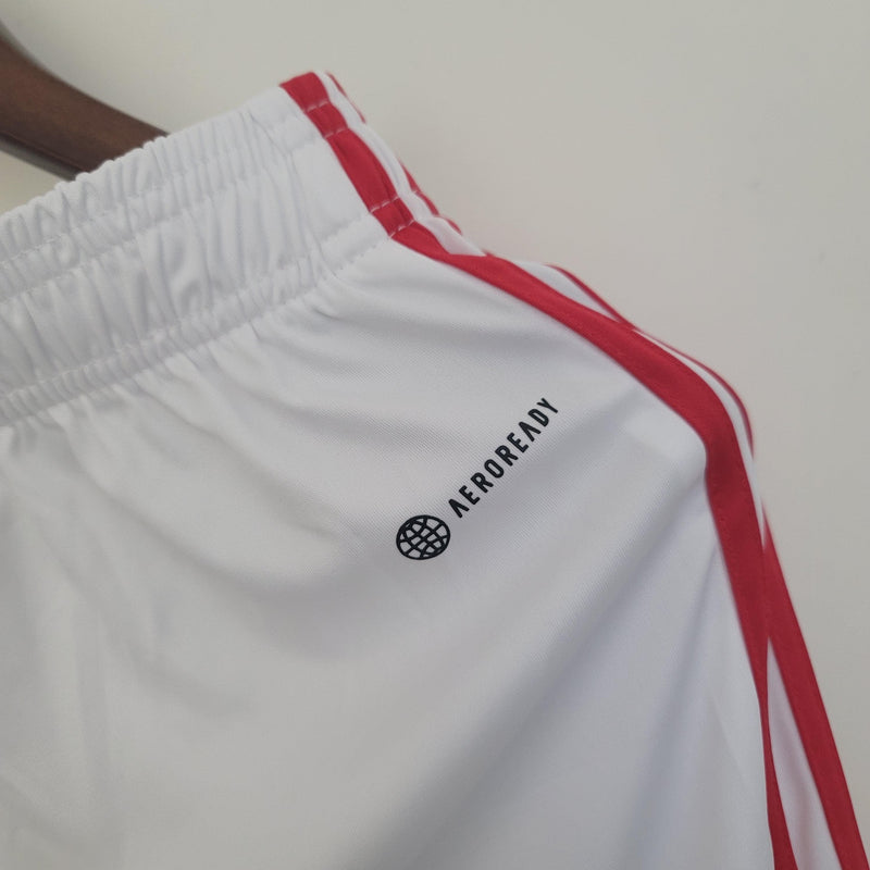 Short Flamengo II 24/25 Adidas Masculino - Preto+Vermelho - Loja da Seven Oficial